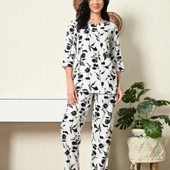 Premium Rayon Printed Night Suit