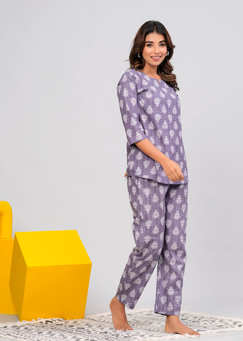 Ichaa Pure Cotton Night Suit