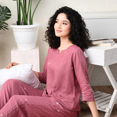 Premium Rayon Printed Night Suit