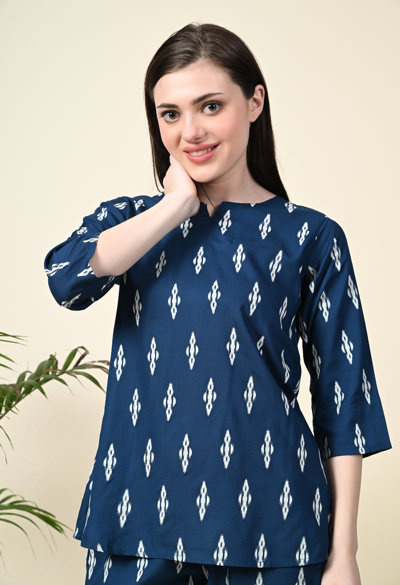 Premium Rayon Printed Night Suit