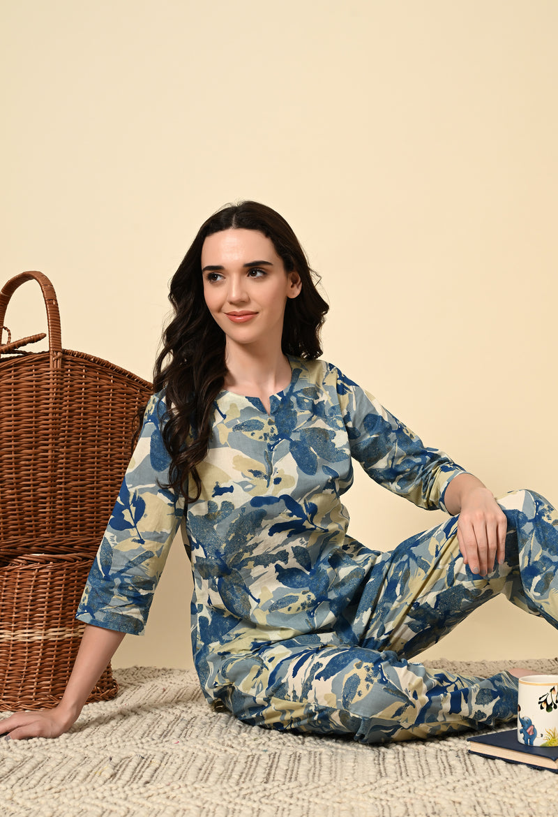 Ichaa Pure Cotton Night Suit