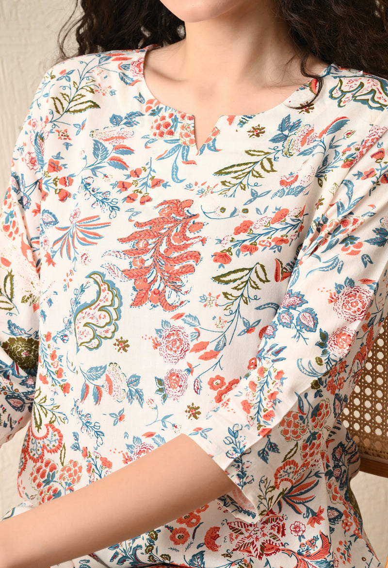 Premium Rayon Printed Night Suit