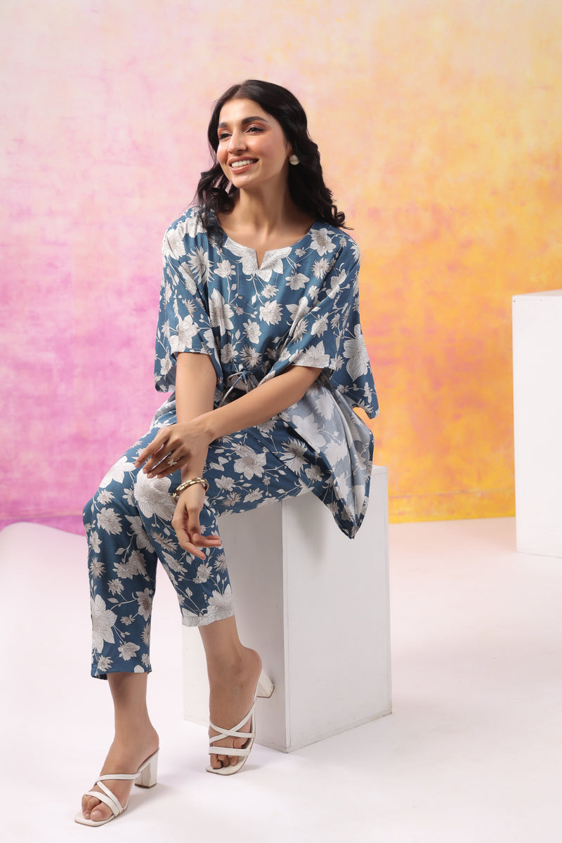 Premium Rayon Printed Night Suit
