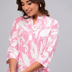 Ichaa Collar-Style Rayon Night Suit