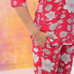 Premium Rayon Printed Night Suit