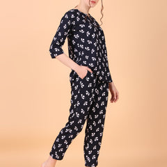 Premium Rayon Printed Night Suit