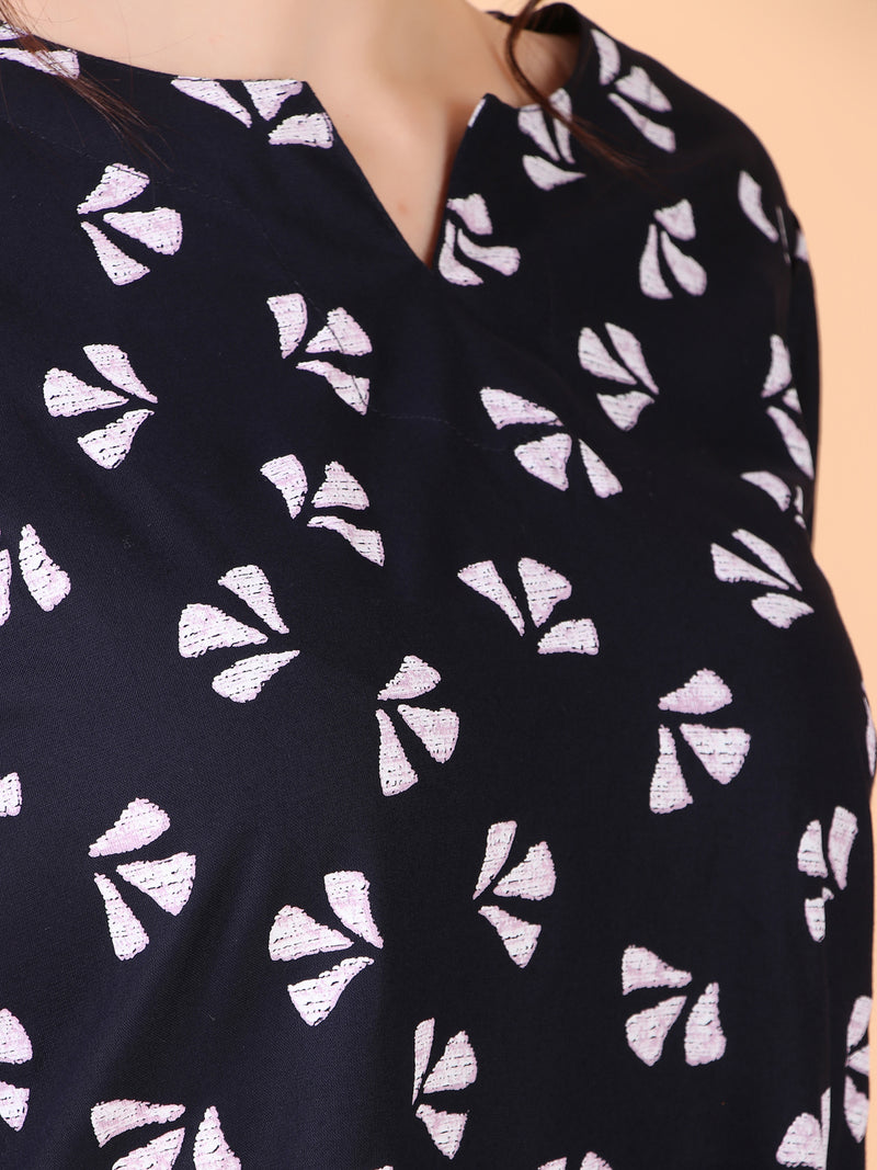 Premium Rayon Printed Night Suit