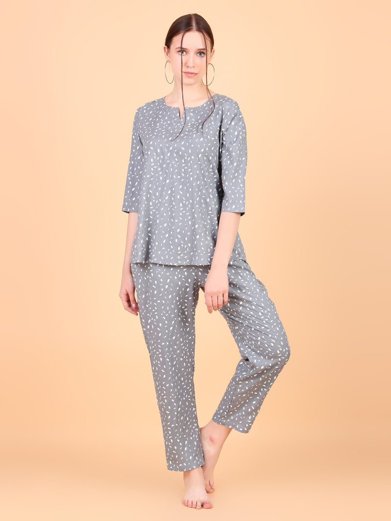 Premium Rayon Printed Night Suit