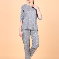 Premium Rayon Printed Night Suit