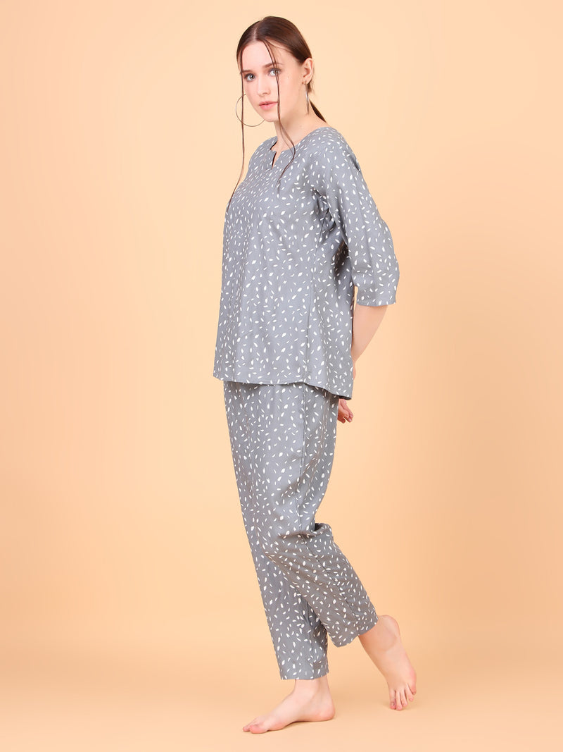 Premium Rayon Printed Night Suit