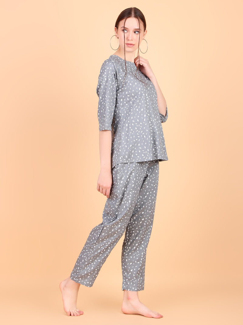 Premium Rayon Printed Night Suit