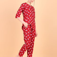 Premium Rayon Printed Night Suit