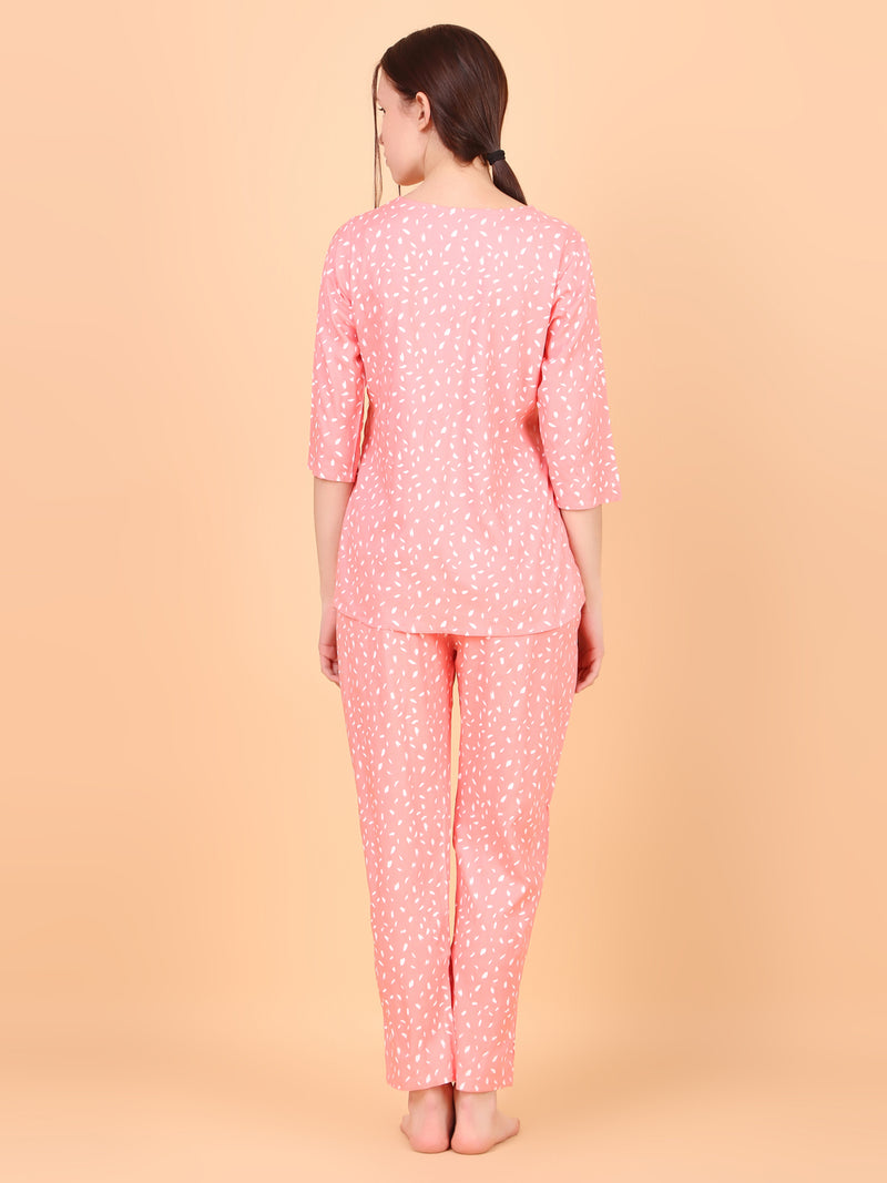 Premium Rayon Printed Night Suit
