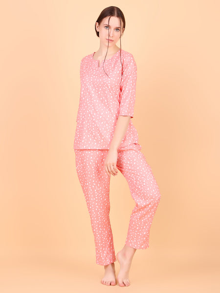 Premium Rayon Printed Night Suit