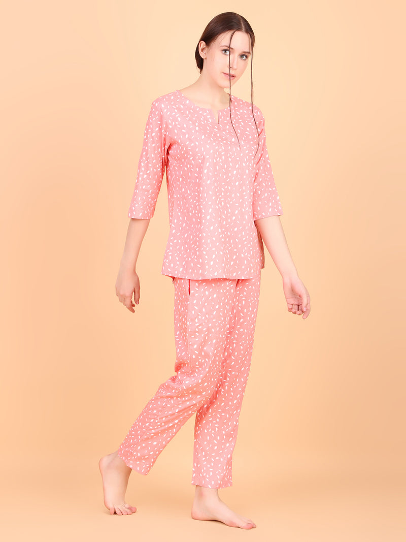 Premium Rayon Printed Night Suit