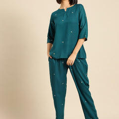Premium Rayon Printed Night Suit