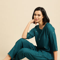 Premium Rayon Printed Night Suit