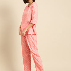 Premium Rayon Printed Night Suit