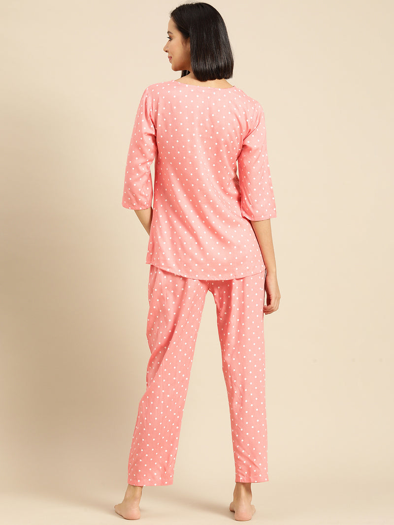 Premium Rayon Printed Night Suit