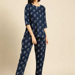 Premium Rayon Printed Night Suit