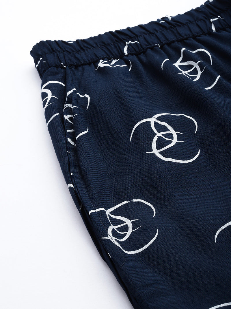 Premium Rayon Printed Night Suit