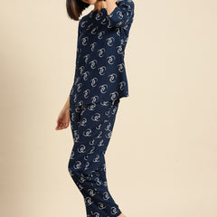 Premium Rayon Printed Night Suit