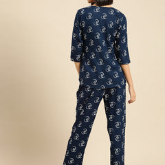 Premium Rayon Printed Night Suit